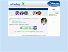 Tablet Screenshot of leatherhead.skillgate.com